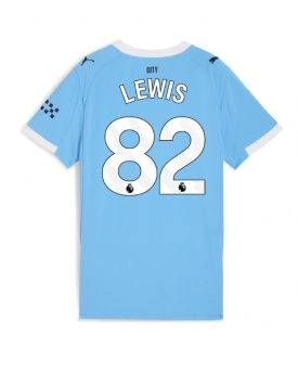 Billige Fotballdrakt Manchester City Rico Lewis #82 Replika Hjemmedrakt Dame 2025-26 Kortermet Billige Fotballdrakt Manchester City Rico Lewis #82 Replika Hjemmedrakt Dame 2025-26 Kortermet